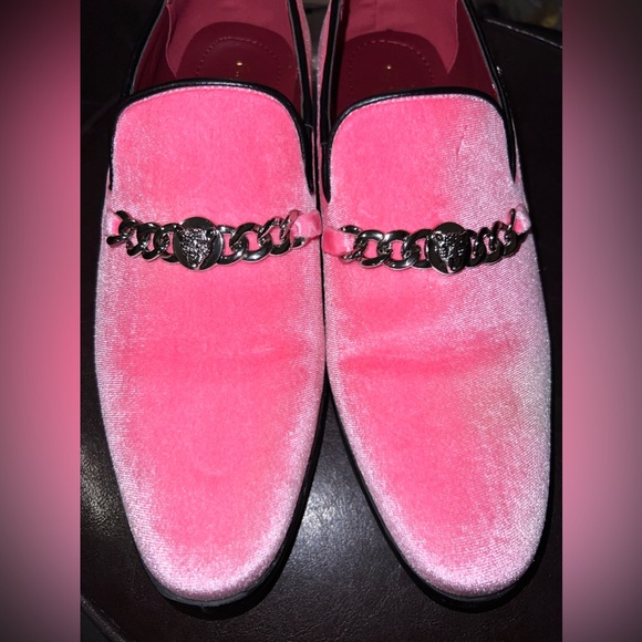 ENZO ROMEO SPARKO PINK VELVET LOAFERS size 9 - Picture 7 of 15